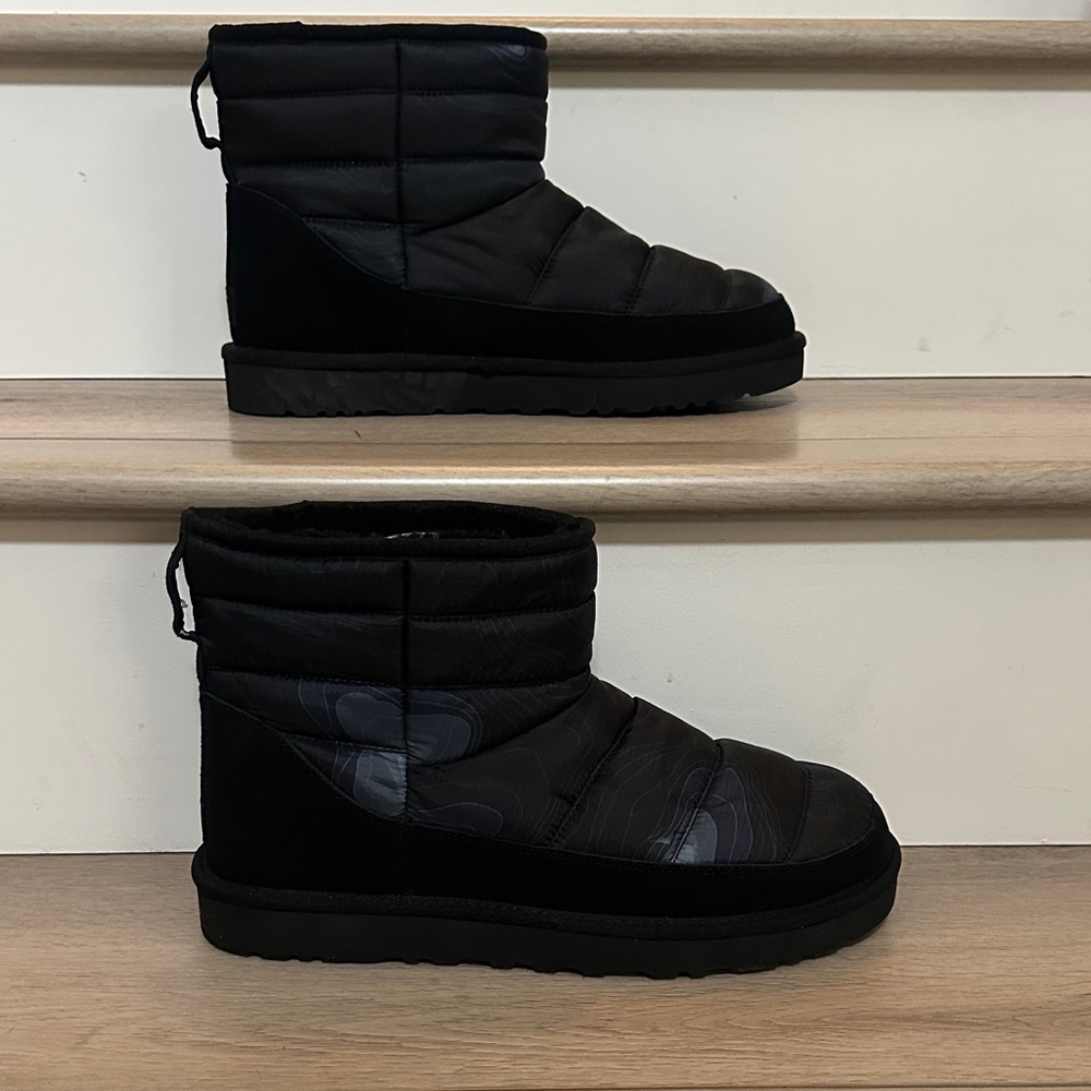 Black Quilted MEN’ S  Boots